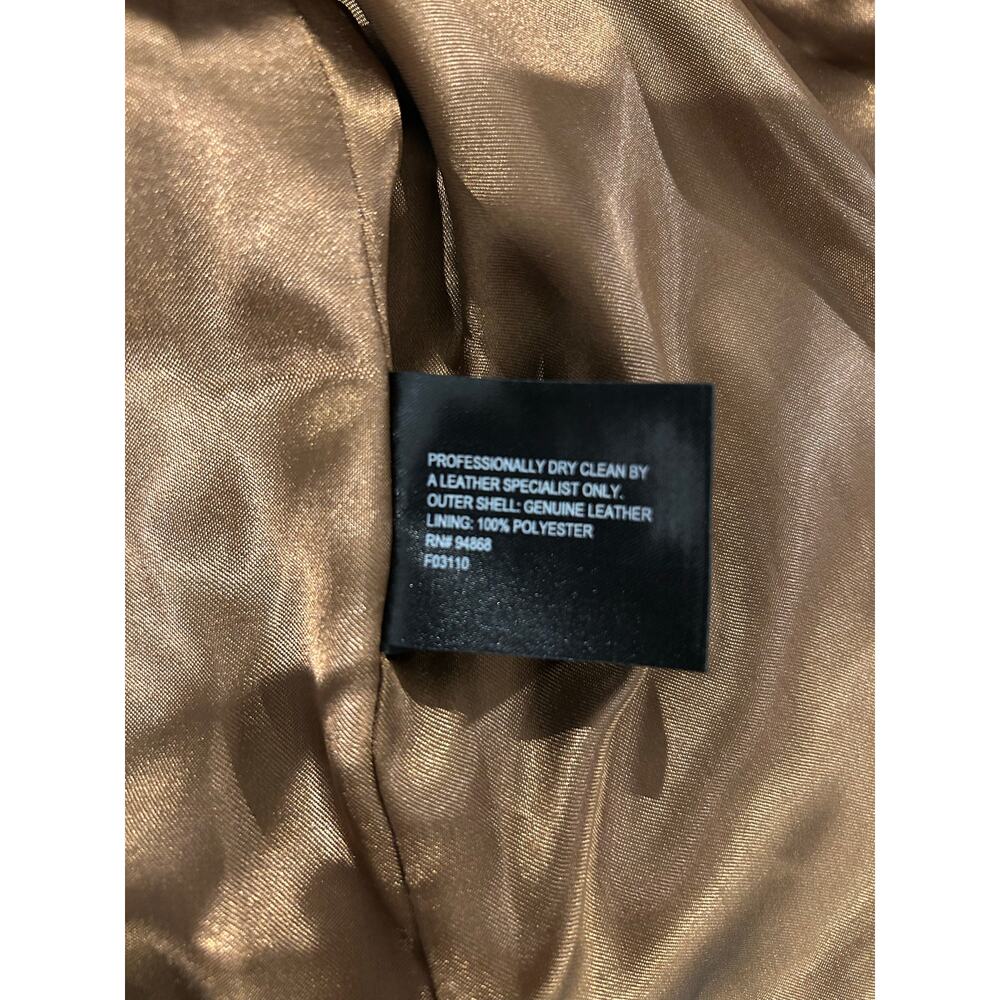 Lot of TWO Bernardo Leather Jackets. 1 brown, 1 black. XL - Picture 8 of 13